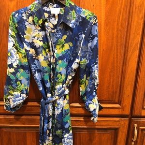 Laundry Tie Waist Shirtdress